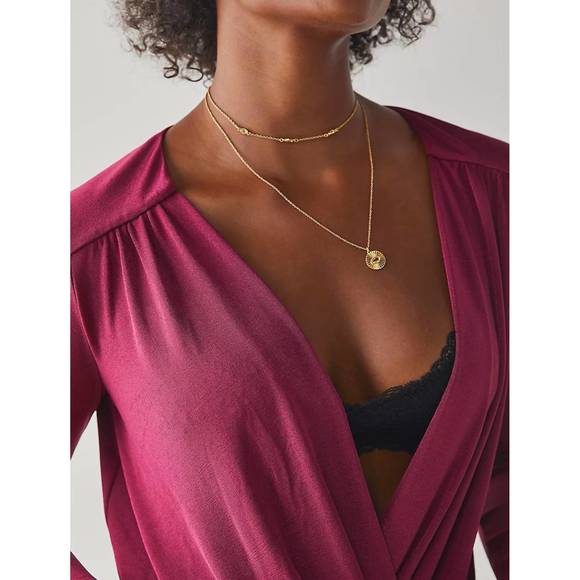 NEW FREE PEOPLE turnt bodysuit in deep pink - Picture 2 of 4